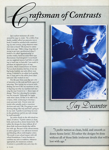 Tattoo Flash Magazine. Flash Magazine Oct. 1998 pg.01