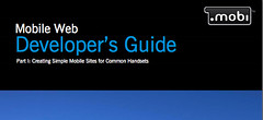Una parte de la portada de la guia de desarrollo web para dispositivos móviles