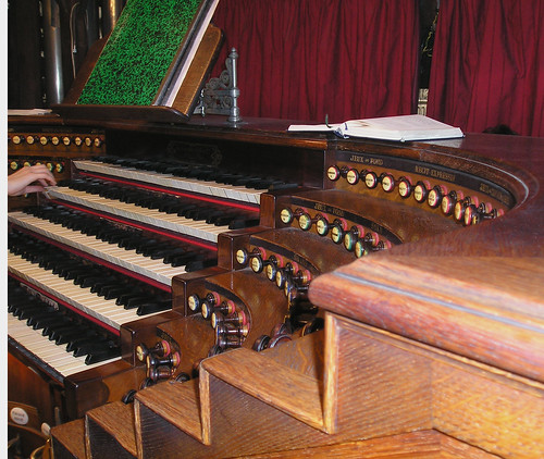 St. Sulpice Pipe Organ Console, Paris France