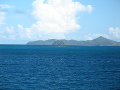 Looking across to another island in the chain. It may be Mustique, but I’m not sure.