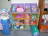 Ruthie's toys -- organized!