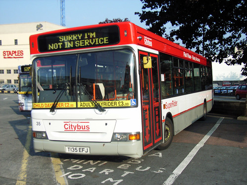 035 T135EFJ Plymouth Citybus
