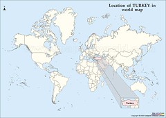 Kedudukan Turkey Dlm Peta Dunia