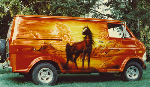 70's 80's custom vans