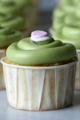 green tea cupcake