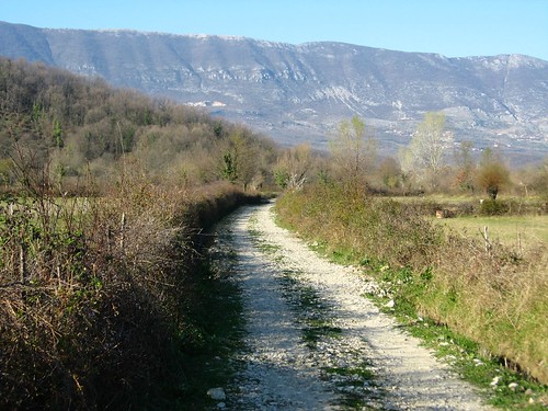 Quiet farming roads near Vladimir, Montenegro