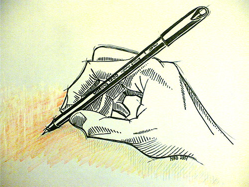 hand drawing description