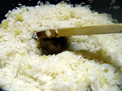 Chinese Rice Porridge: Quick Fry.