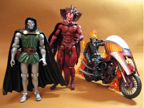 Doom, Mephisto and Ghost Rider