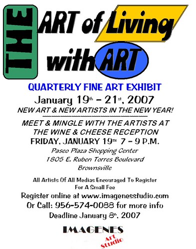 art of living with art flyer