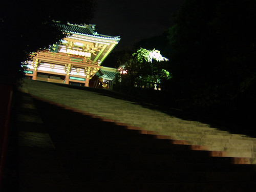 Kamakura temple by night