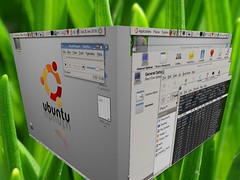 My Linux desktop, Ubuntu 6.10