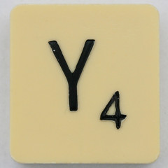 Scrabble Letter Y