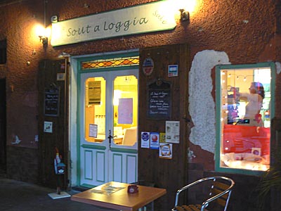 Salon de thé à Sospel