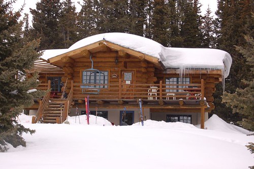 One of the three Shrine Mountain Huts