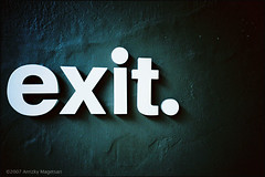 exit.