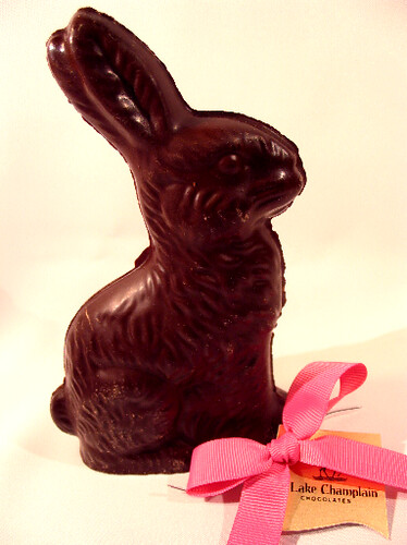 chocolate easter bunny pics. Lake Champlain Easter Bunny