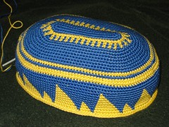 Tapestry Crochet Hat WIP