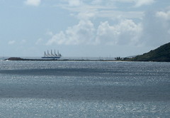 Sailing ship in Grenadines
