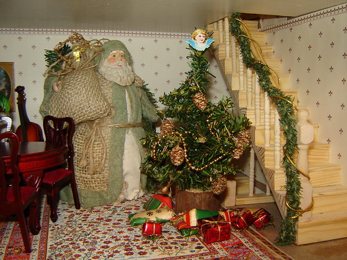Father Christmas in the Doll's House