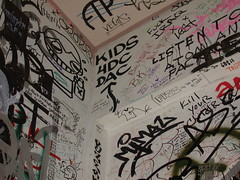 Pandora's Bathroom Graffiti 1