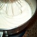 Honey Maple Carrot Cake - whipping honey&maple into meringue for buttercream