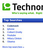 CodeMash Top Search Term on Technorati