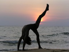 Yoga Sun at any beach of the World