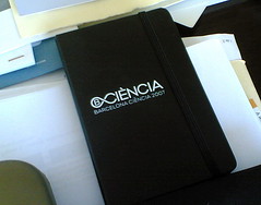 Moleskine de Barcelona Ciencia 2007 (by jmerelo)