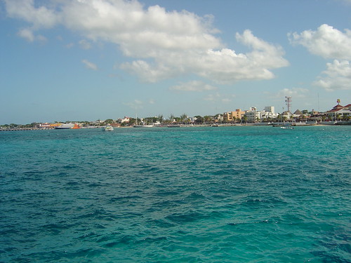View from a dock, Cozumel