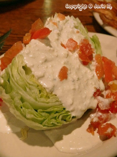 Lettuce Wedge w/ blue cheese