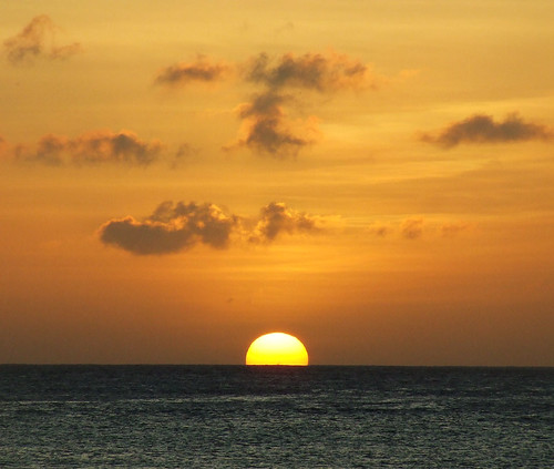 Saipan sunset, Aquarius Beach