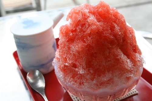 strawberry shaved ice