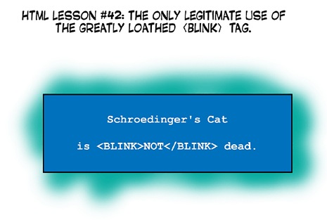 Gato de Schrödinger vs. HTML
