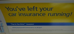 Ad for Pay-as-you-drive car insurance