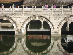 bridge over temple water