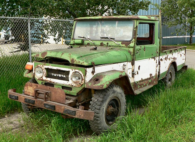 toyota classiccar rustycar truck