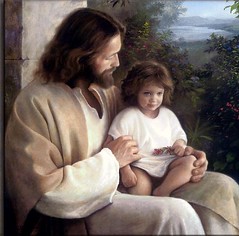 Jesus with little one