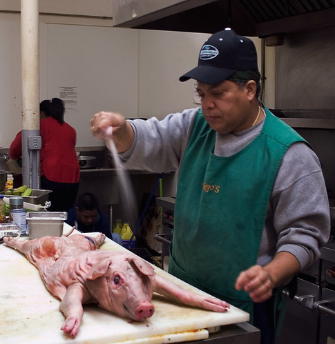 The making of a lechona - latino pig roast