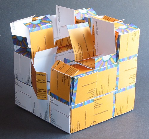 Business Card Cube Gift Box \(mangled\)