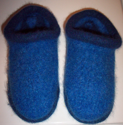 Fulled slippers