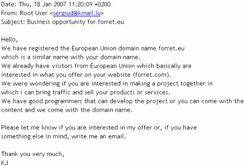 .EU domains businessmodel