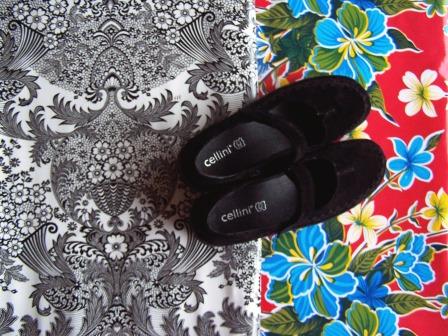 New shoes & oilcloth