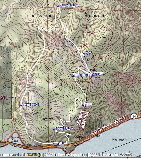 Dog Mountain Map (White)