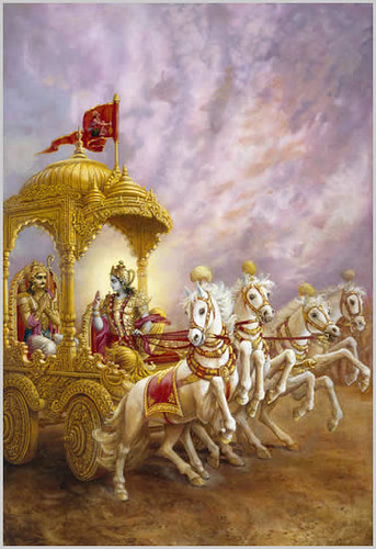 images of lord krishna. Lord Krishna Speaks to Arjuna