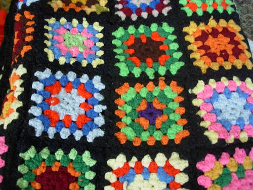 vintage crochet afghan