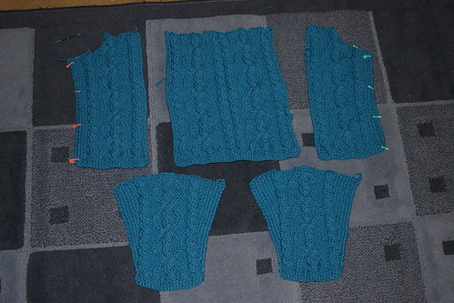 front, back and sleeves done!
