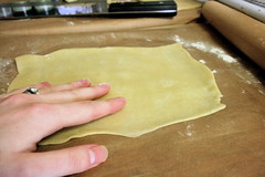 Blueberry Hand Pies, forming dough