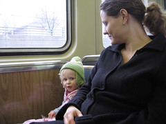 Mom and Z on CTA