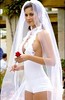Sexy Women in wedding dress